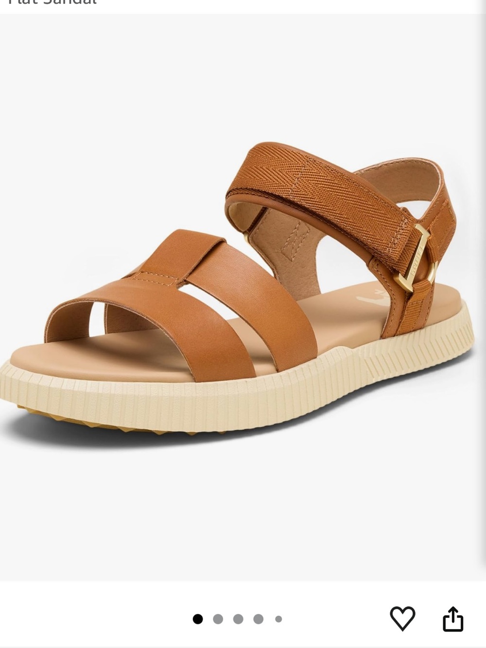 Sorel ONA AVE™ ANKLE STRAP FLAT SANDAL Flat Sandal Size 6.5